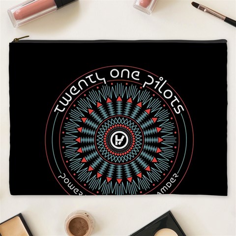 Twenty One Pilots  Cosmetic Bag (XXXL) from ArtsNow.com Front