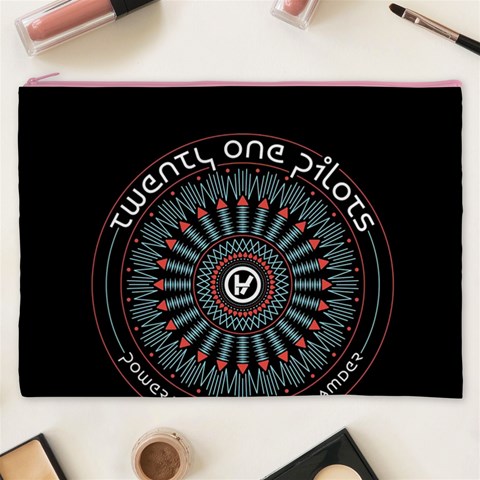 Twenty One Pilots  Cosmetic Bag (XXXL) from ArtsNow.com Front