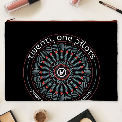 Twenty One Pilots  Cosmetic Bag (XXXL) from ArtsNow.com Front