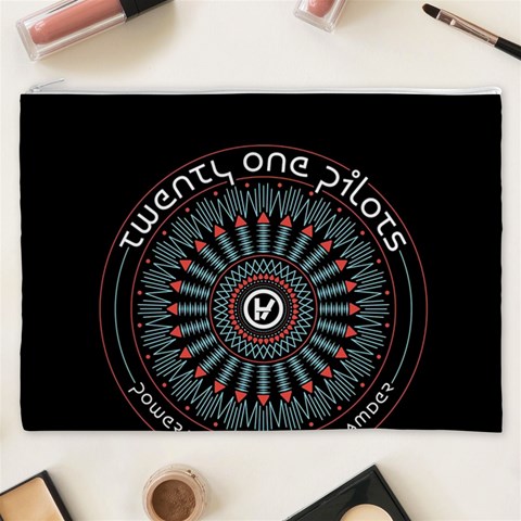 Twenty One Pilots  Cosmetic Bag (XXXL) from ArtsNow.com Front