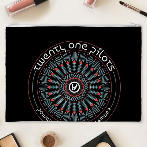 Twenty One Pilots  Cosmetic Bag (XXXL) from ArtsNow.com Back