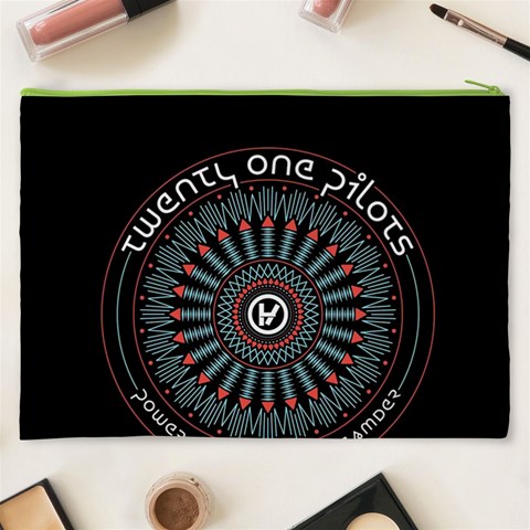 Twenty One Pilots  Cosmetic Bag (XXXL) from ArtsNow.com Back
