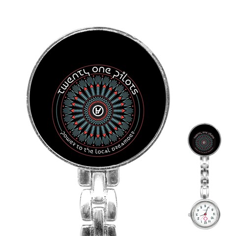Twenty One Pilots  Stainless Steel Nurses Watch from ArtsNow.com Front