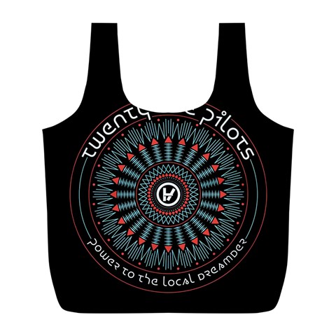 Twenty One Pilots  Full Print Recycle Bag (L) from ArtsNow.com Front