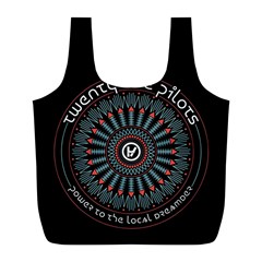 Twenty One Pilots  Full Print Recycle Bag (L) from ArtsNow.com Back