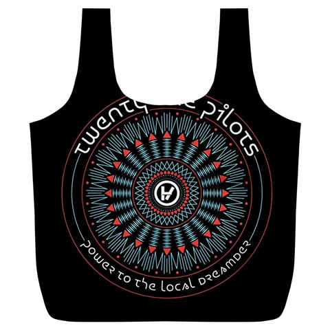 Twenty One Pilots  Full Print Recycle Bag (XL) from ArtsNow.com Back