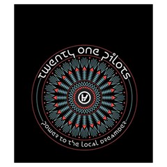 Twenty One Pilots  Drawstring Pouch (Small) from ArtsNow.com Back