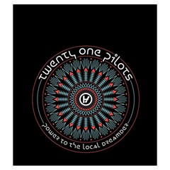 Twenty One Pilots  Drawstring Pouch (Medium) from ArtsNow.com Back