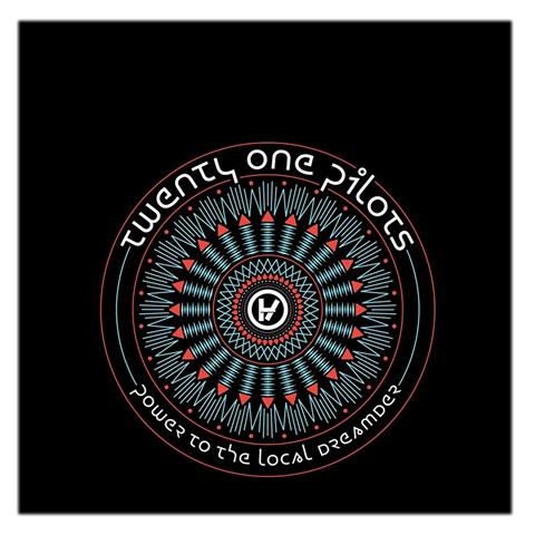 Twenty One Pilots  Large Satin Scarf (Square) from ArtsNow.com Front