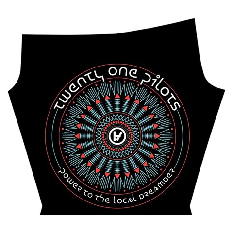 Twenty One Pilots  Yoga Cropped Leggings from ArtsNow.com Left