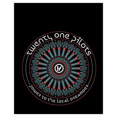 Twenty One Pilots  Drawstring Pouch (XL) from ArtsNow.com Back