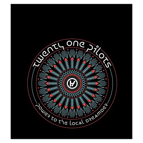 Twenty One Pilots  Drawstring Pouch (XXL) from ArtsNow.com Front