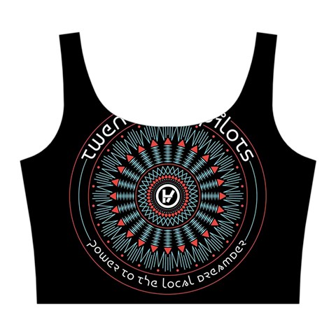 Twenty One Pilots  Midi Sleeveless Dress from ArtsNow.com Top Front