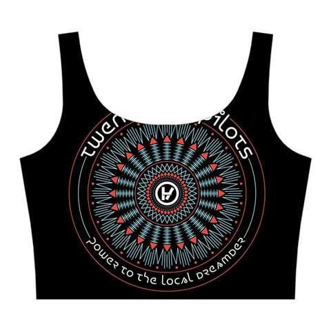 Twenty One Pilots  Midi Sleeveless Dress from ArtsNow.com Top Back