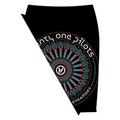 Twenty One Pilots  Midi Wrap Pencil Skirt from ArtsNow.com Front Left