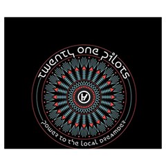 Twenty One Pilots  Medium Zipper Tote Bag from ArtsNow.com Front
