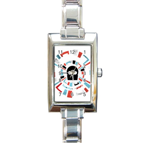Twenty One Pilots  Rectangle Italian Charm Watch from ArtsNow.com Front