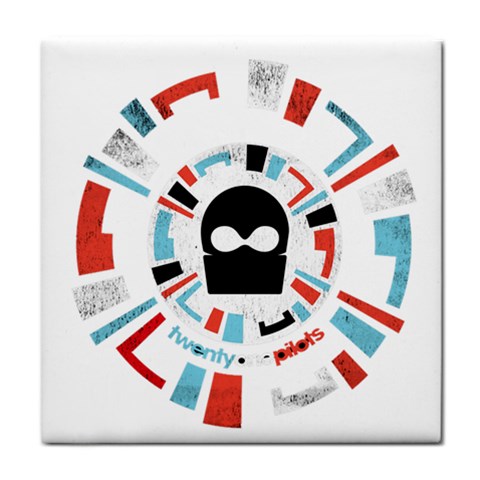 Twenty One Pilots  Tile Coaster from ArtsNow.com Front