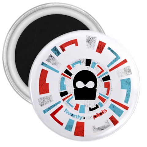 Twenty One Pilots  3  Magnet from ArtsNow.com Front