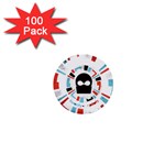 Twenty One Pilots  1  Mini Button (100 pack) 