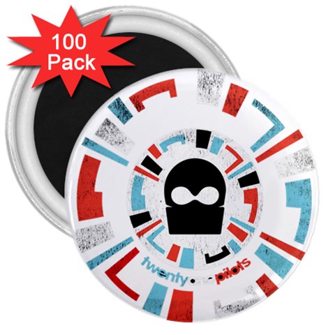 Twenty One Pilots  3  Magnet (100 pack) from ArtsNow.com Front