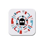 Twenty One Pilots  Rubber Square Coaster (4 pack)