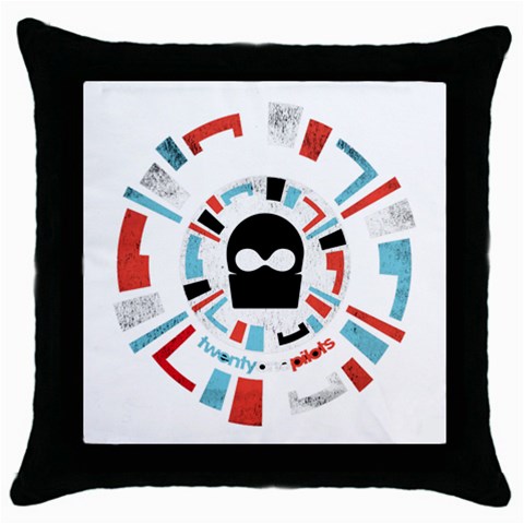 Twenty One Pilots  Throw Pillow Case (Black) from ArtsNow.com Front