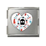 Twenty One Pilots  Mega Link Heart Italian Charm (18mm)