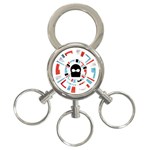 Twenty One Pilots  3-Ring Key Chain