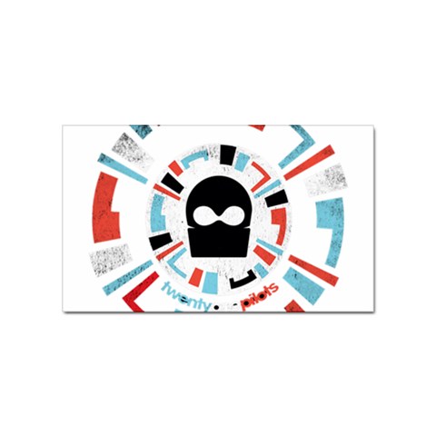 Twenty One Pilots  Sticker (Rectangular) from ArtsNow.com Front