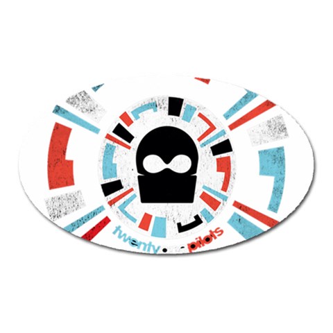 Twenty One Pilots  Magnet (Oval) from ArtsNow.com Front