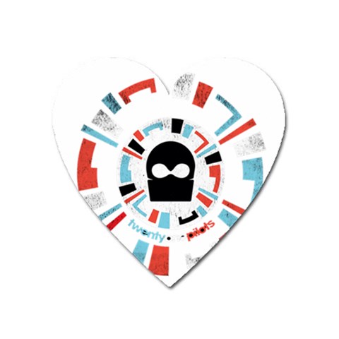 Twenty One Pilots  Magnet (Heart) from ArtsNow.com Front