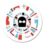 Twenty One Pilots  Magnet 5  (Round)