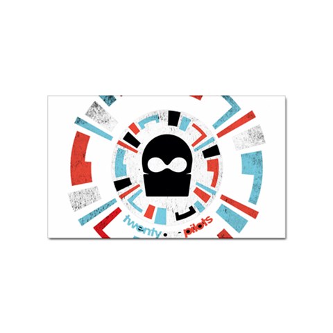 Twenty One Pilots  Sticker Rectangular (100 pack) from ArtsNow.com Front