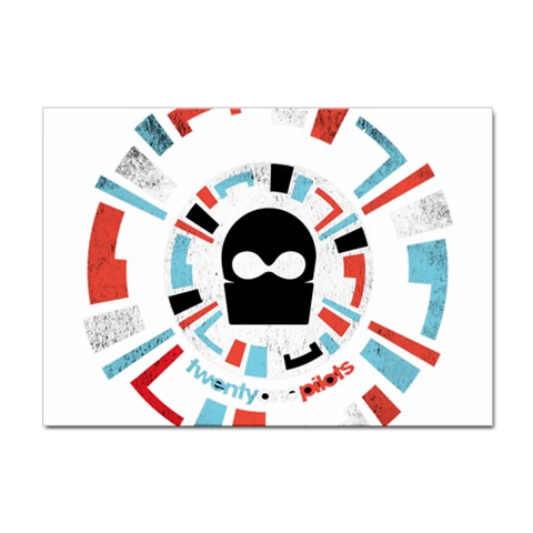 Twenty One Pilots  Sticker A4 (100 pack) from ArtsNow.com Front