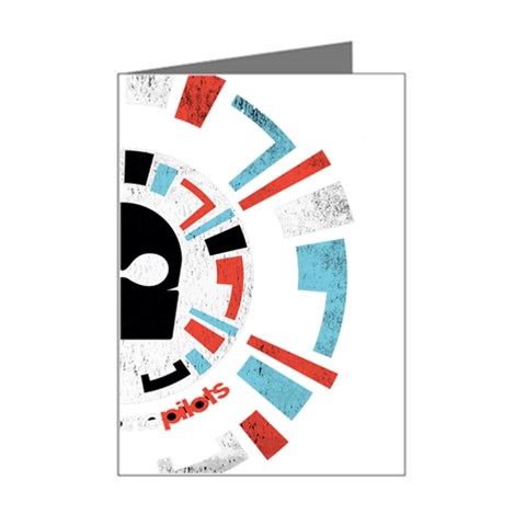 Twenty One Pilots  Mini Greeting Card from ArtsNow.com Left
