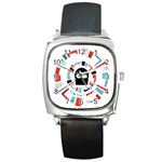 Twenty One Pilots  Square Metal Watch