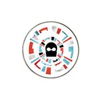 Twenty One Pilots  Hat Clip Ball Marker
