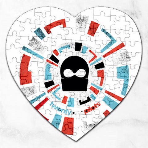 Twenty One Pilots  Jigsaw Puzzle (Heart) from ArtsNow.com Front