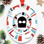 Twenty One Pilots  Oval Ornament (Two Sides)