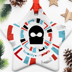 Twenty One Pilots  Star Ornament (Two Sides) from ArtsNow.com Back
