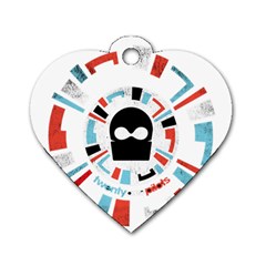 Twenty One Pilots  Dog Tag Heart (Two Sides) from ArtsNow.com Back