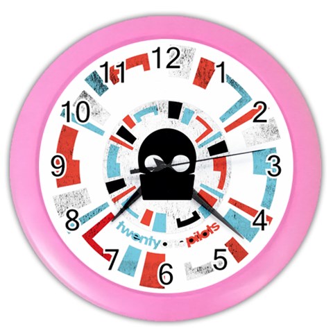 Twenty One Pilots  Color Wall Clock from ArtsNow.com Front
