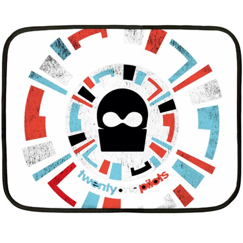 Twenty One Pilots  Double Sided Fleece Blanket (Mini) from ArtsNow.com 35 x27  Blanket Back