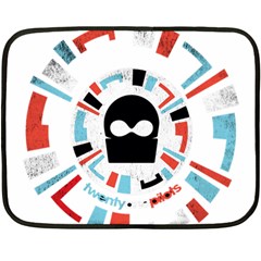 Twenty One Pilots  Double Sided Fleece Blanket (Mini) from ArtsNow.com 35 x27  Blanket Back