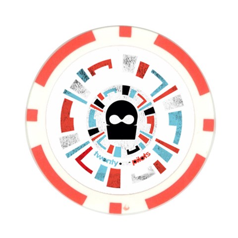 Twenty One Pilots  Poker Chip Card Guard (10 pack) from ArtsNow.com Front