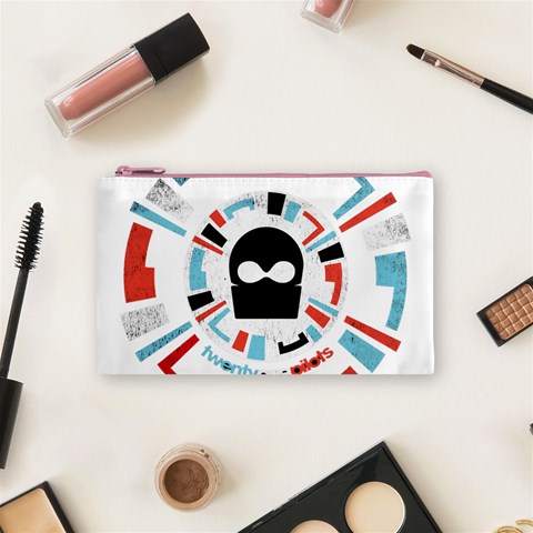 Twenty One Pilots  Cosmetic Bag (Small) from ArtsNow.com Front