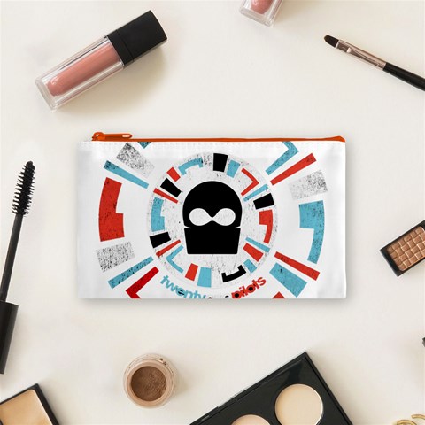 Twenty One Pilots  Cosmetic Bag (Small) from ArtsNow.com Front