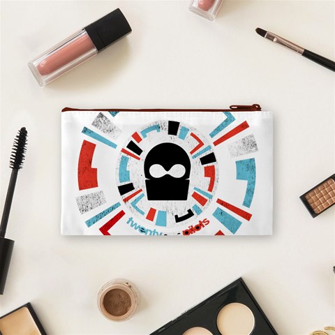 Twenty One Pilots  Cosmetic Bag (Small) from ArtsNow.com Back