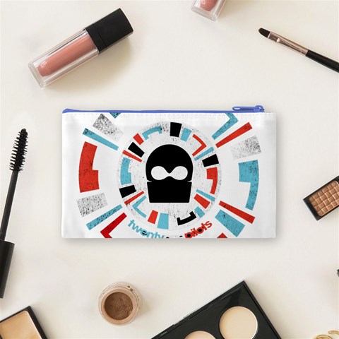 Twenty One Pilots  Cosmetic Bag (Small) from ArtsNow.com Back
